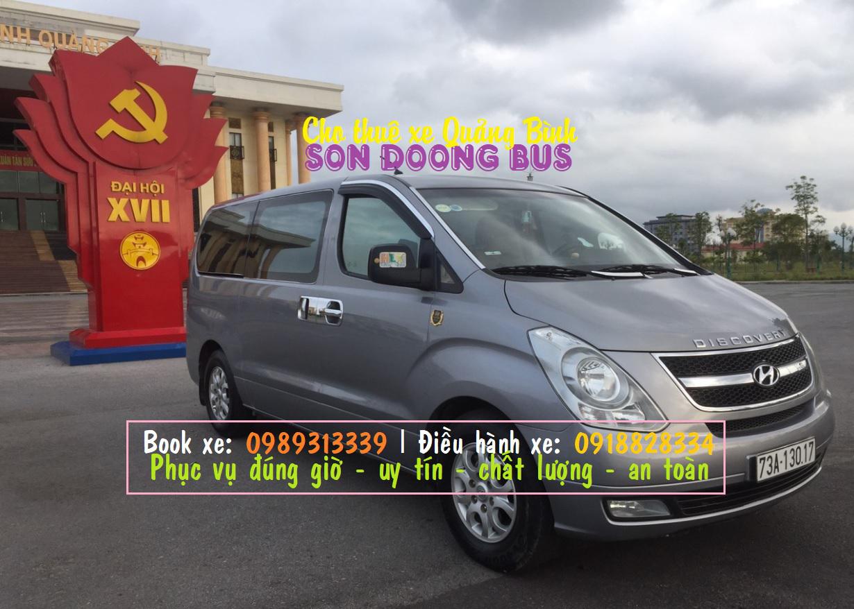 Bảng giá cho thuê xe du lịch Quảng Bình năm 2022