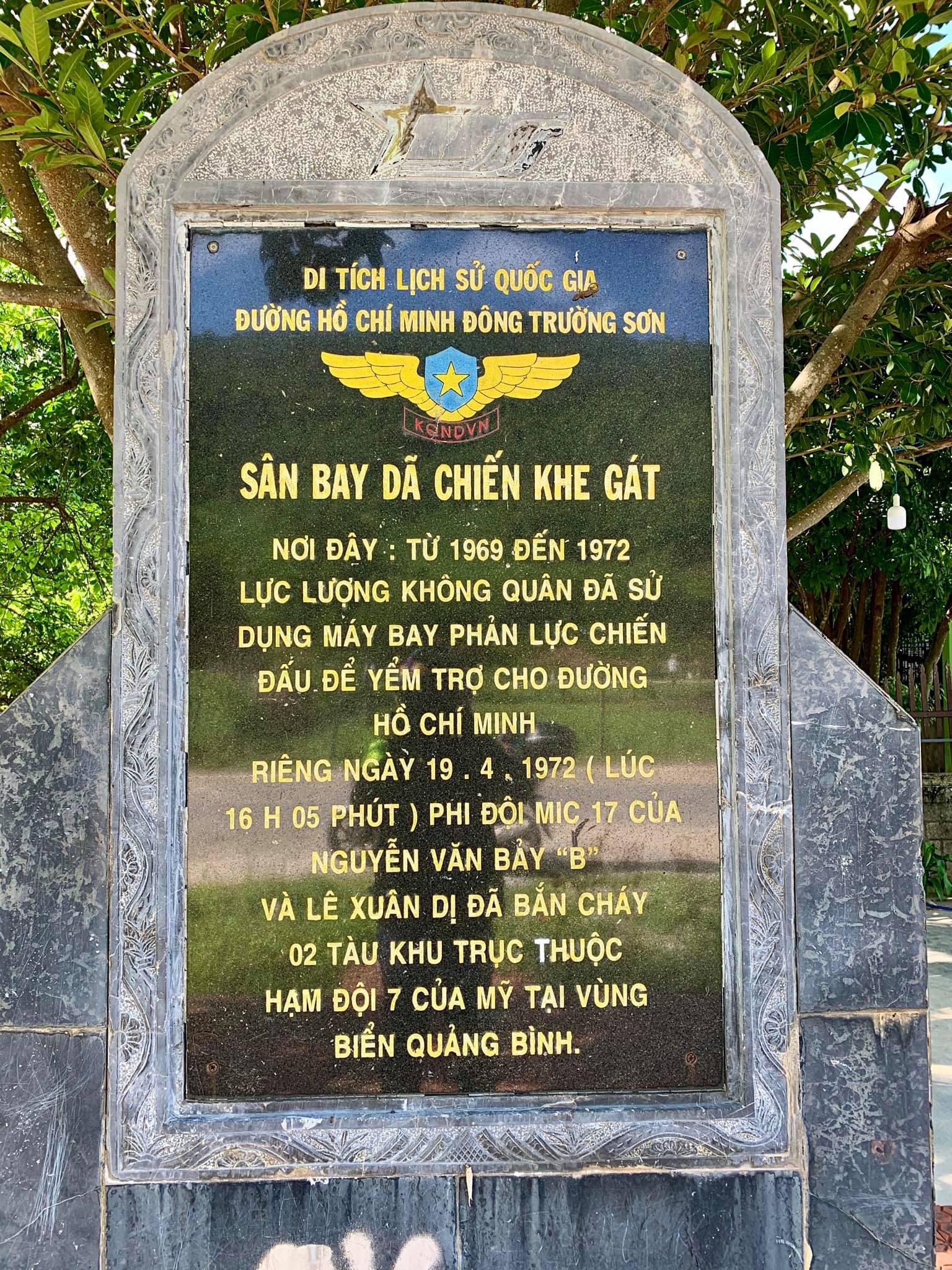 Di tích sân bay dã chiến Khe Gát, Bố Trạch, Quảng Bình